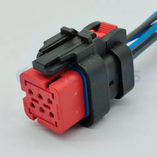 Waterproof Wire Connector Cable Harness Automotive Enclosure Connector for Buick Ford 6-pin Female 776433-1 - image 2